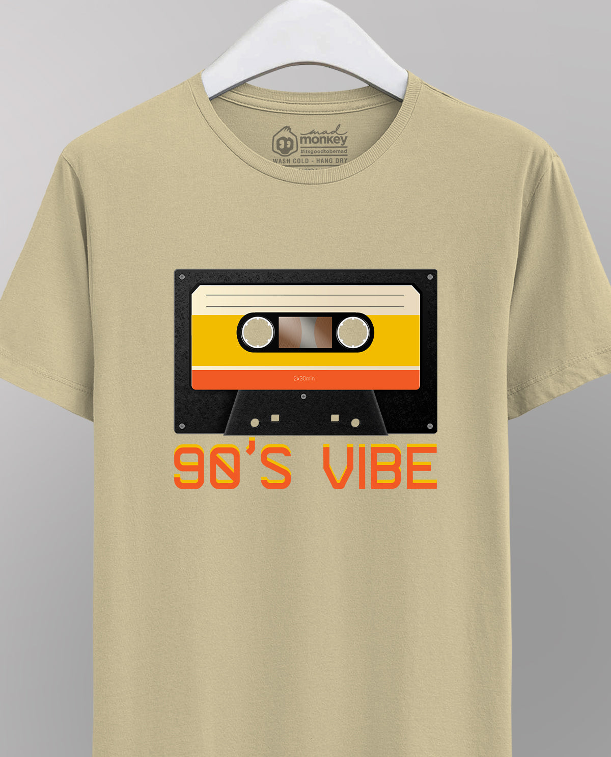 90;s Vibe - Unisex Regular Beige T-Shirt