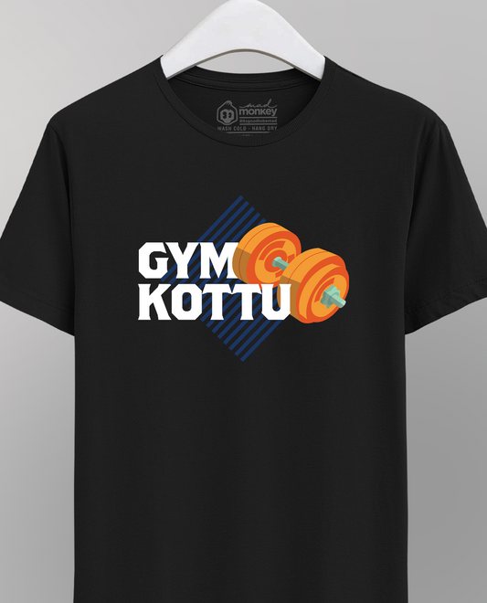 Gym Kottu - Black Unisex T-shirt