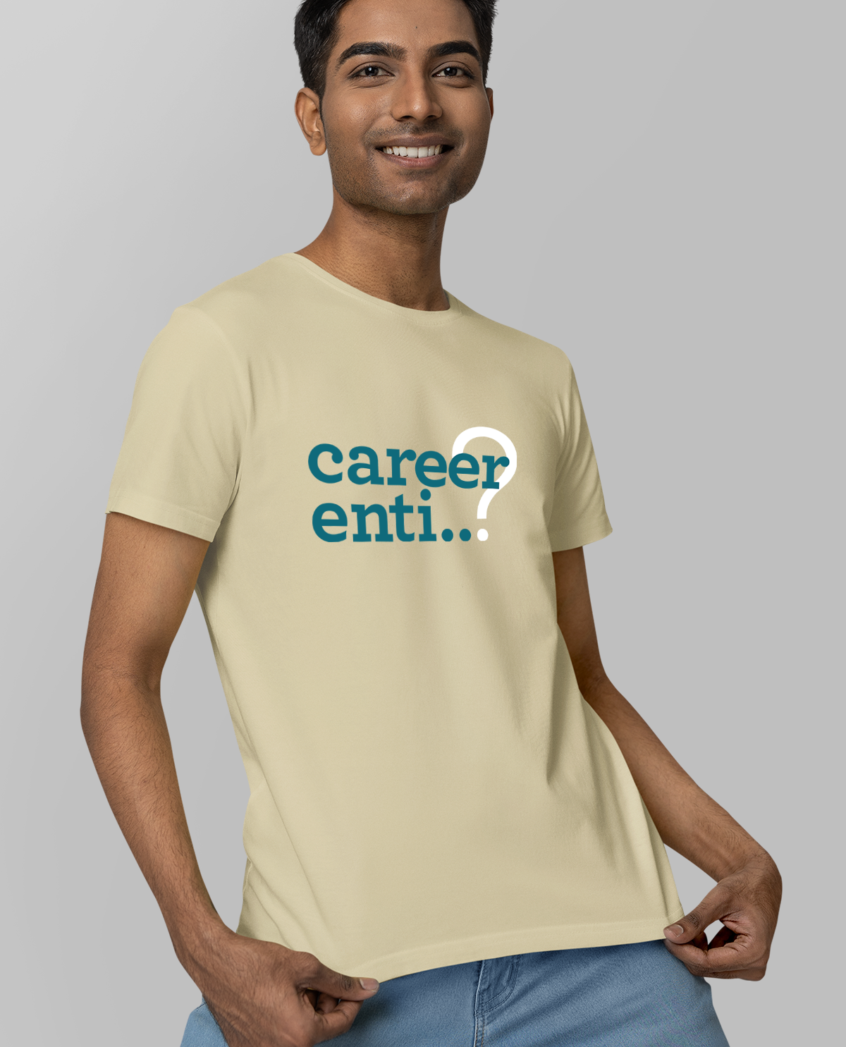 Career Enti? - Unisex Regular Beige T-Shirt