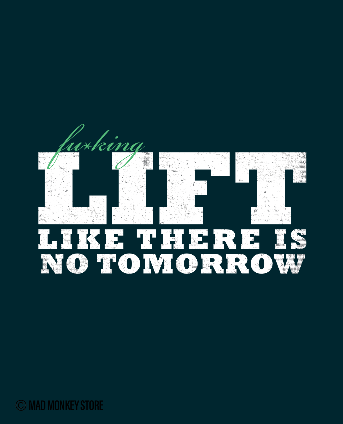 Lift Like There Is No Tomorrow - Navy Blue Unisex T-shirt