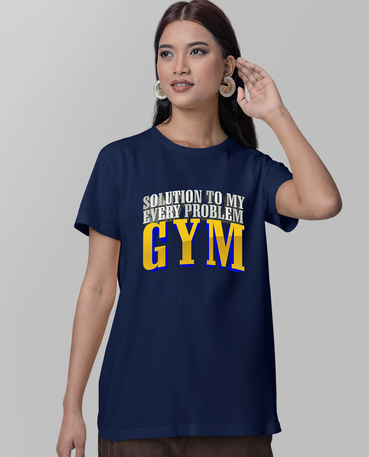Solution To My Every Problem - Gym - Navy blue t-shirt