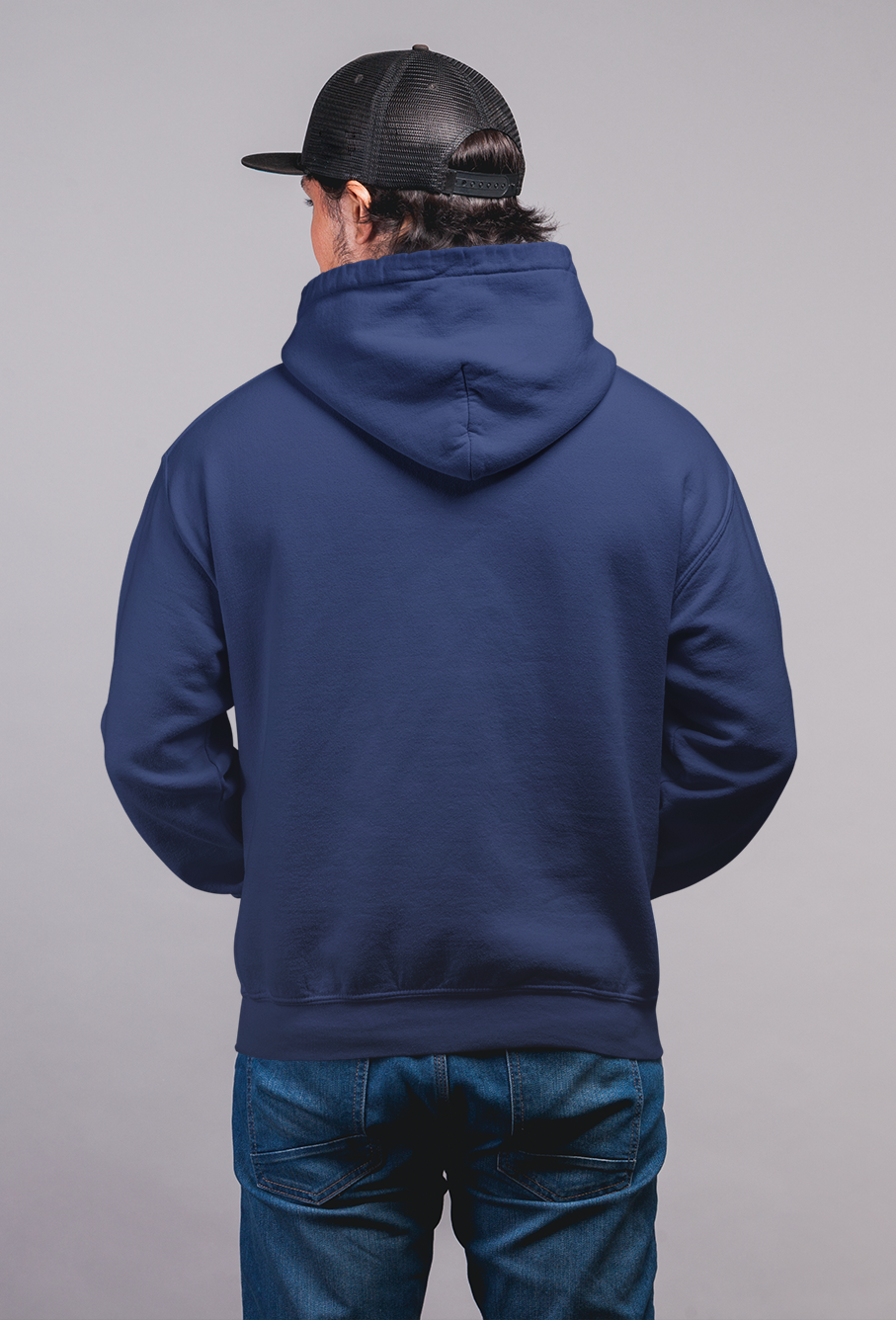 Navy Blue Unisex Hoodie - ateedude