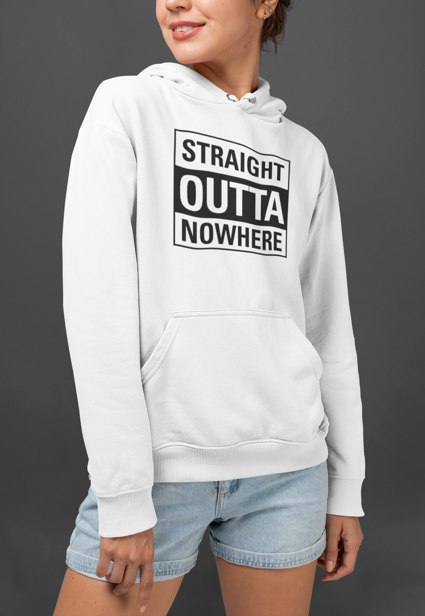 Straight Outta Nowhere Unisex Hoodie - ateedude