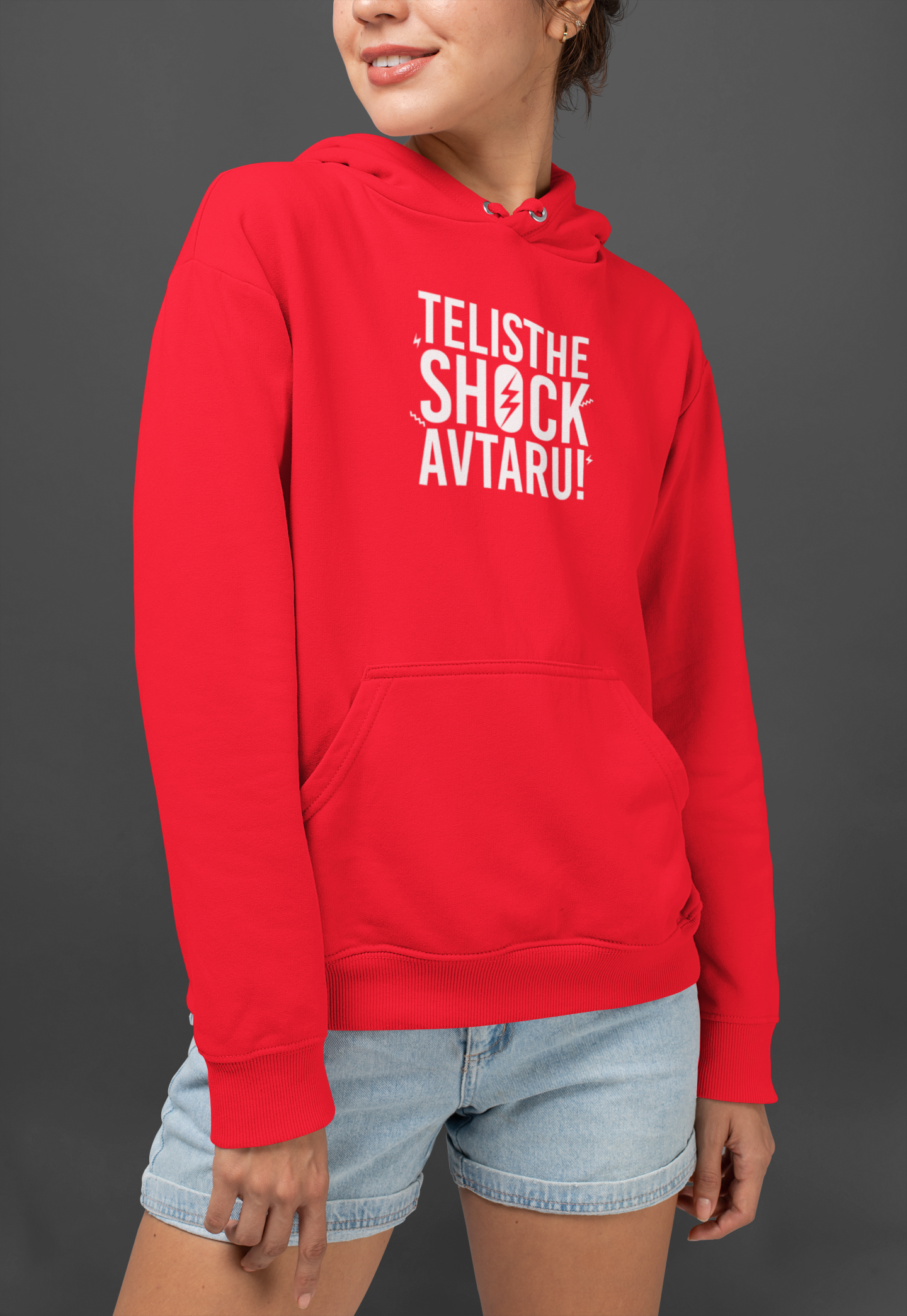 Teliste Shock Avtaru Unisex Hoodie - ateedude