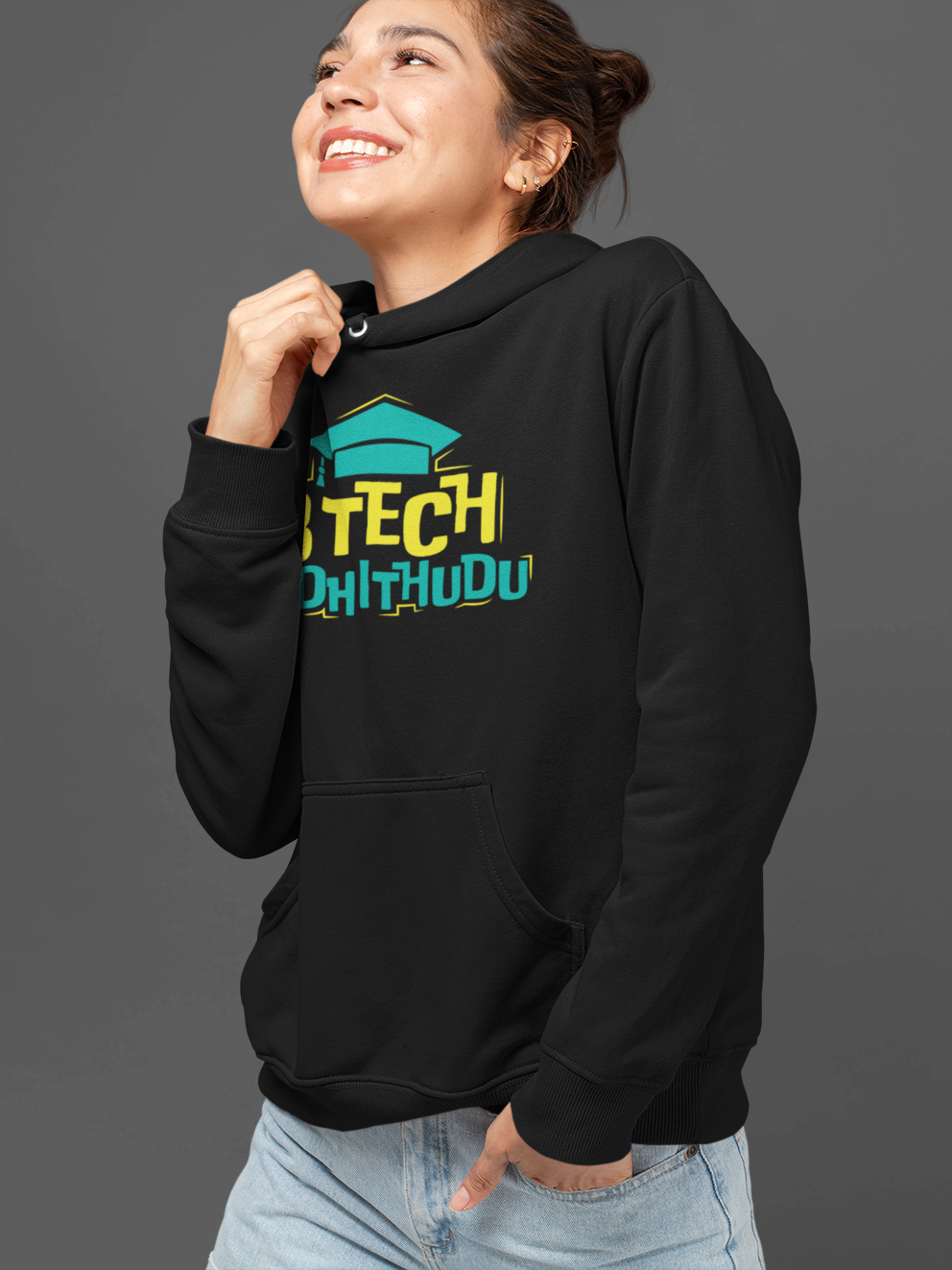 Btech Badhithudu Unisex Hoodie - ateedude