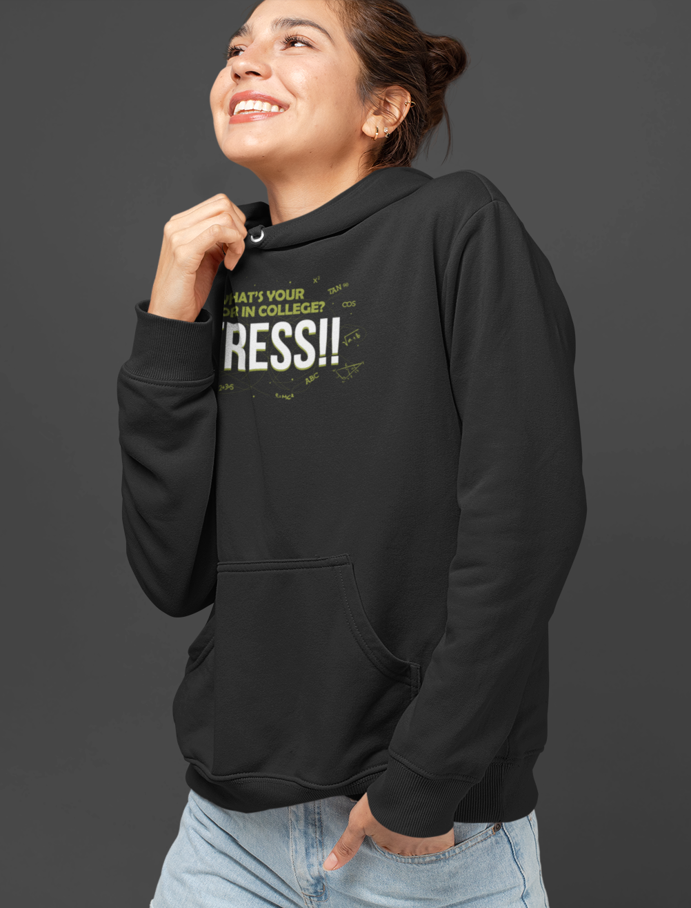 Stress Hoodie Unisex Hoodie - ateedude