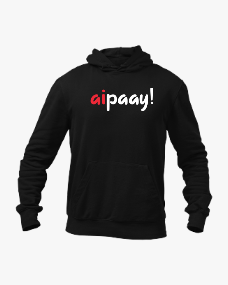 Aipaay Unisex Hoodie Black