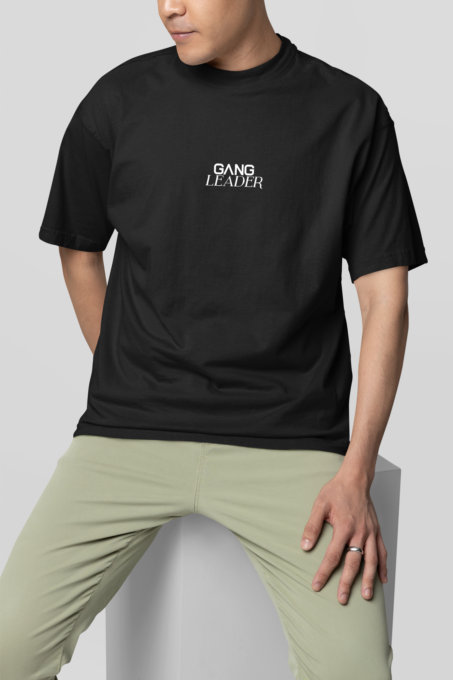 Gang Leader – Chiranjeevi Oversized Black Unisex T-shirt