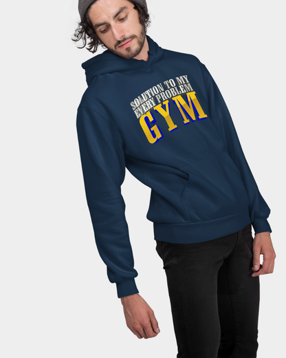 Solution To My Every Problem - Gym - Hoodie Navy Blue