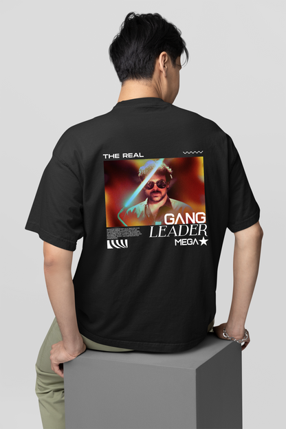 Gang Leader – Chiranjeevi Oversized Black Unisex T-shirt