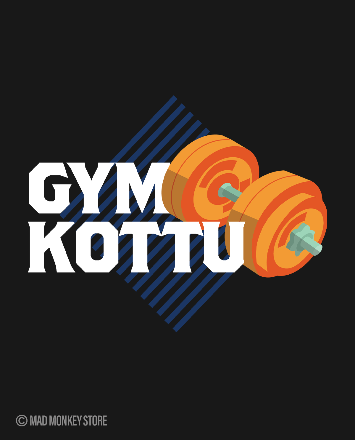 Gym Kottu - Black Unisex T-shirt