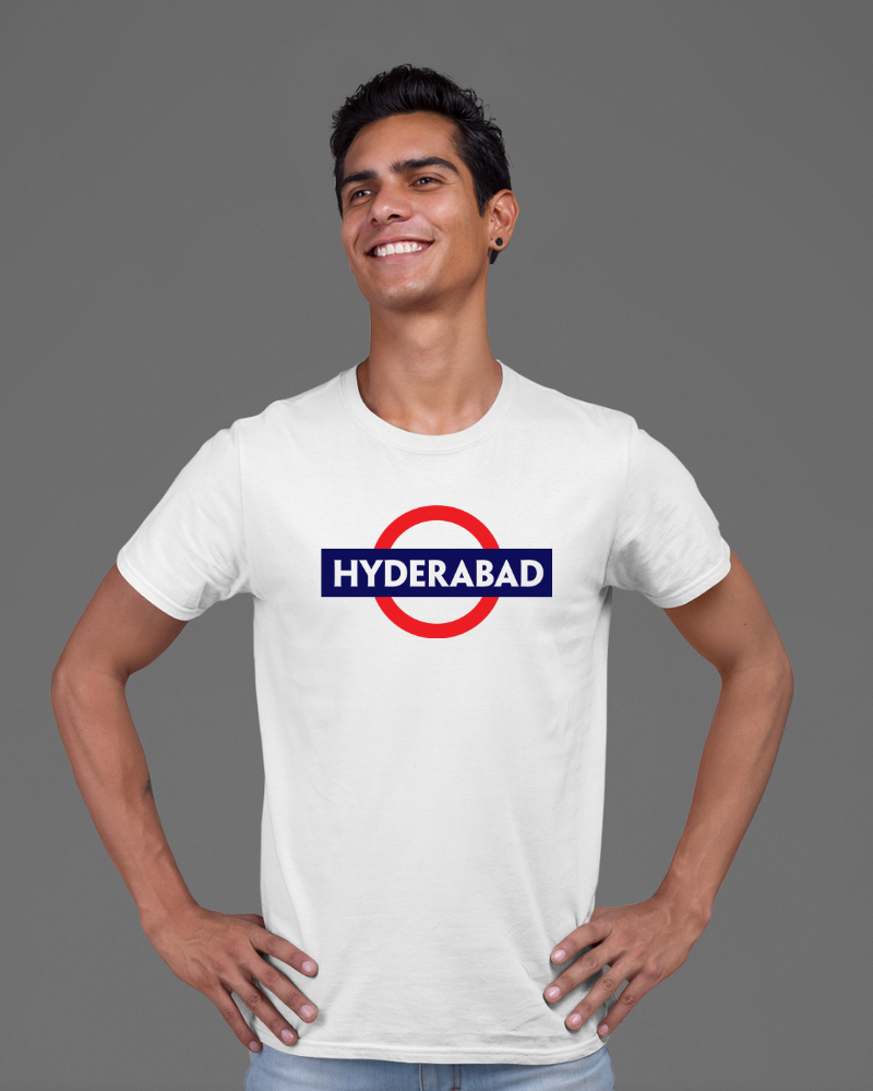 Hyderabad Board Unisex T-shirt White