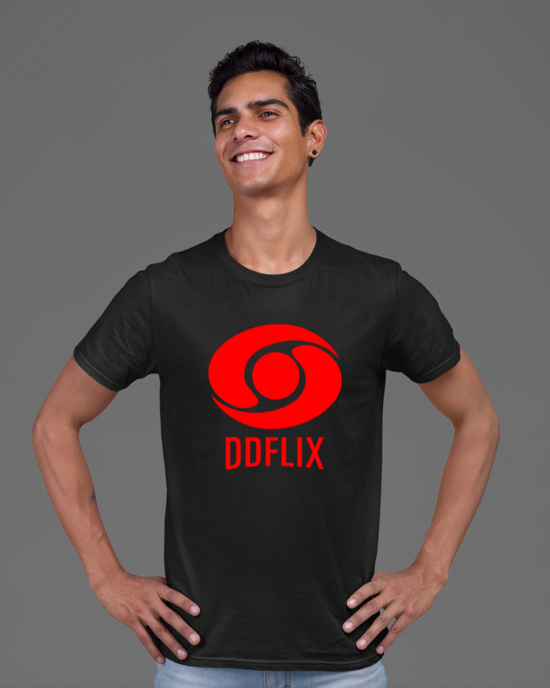 DDFLIX Unisex T-shirt Black