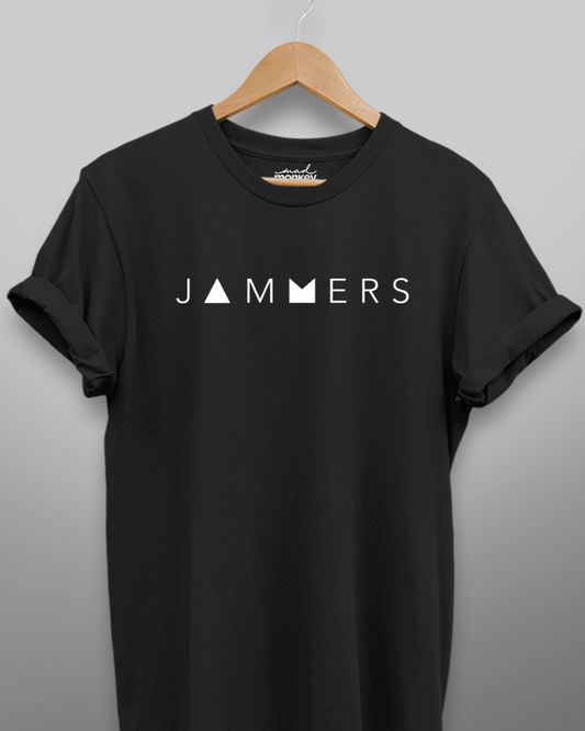 Jammers, Unisex T-shirt, White, Casual Wear, Trendy, Comfortable, Stylish, Cotton, Graphic Tee, Everyday Wear
