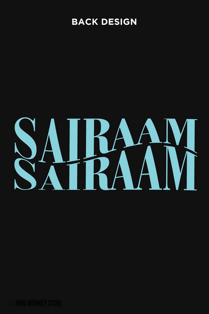 Sairaam.. Sairaam - Oversized Black Unisex T-shirt