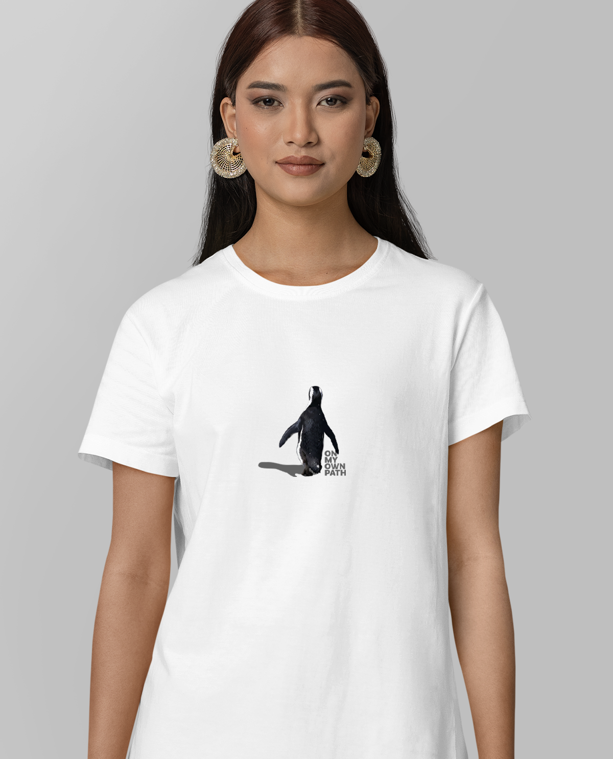 On my own path - Unisex Regular White T-Shirt