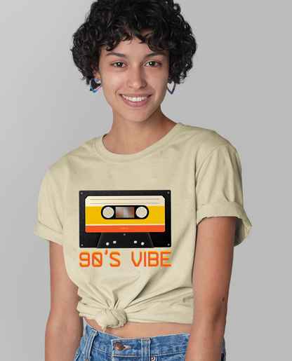 90;s Vibe - Unisex Regular Beige T-Shirt