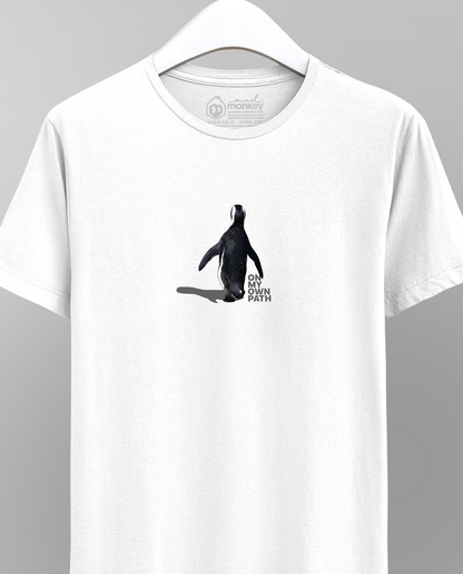 On my own path - Unisex Regular White T-Shirt