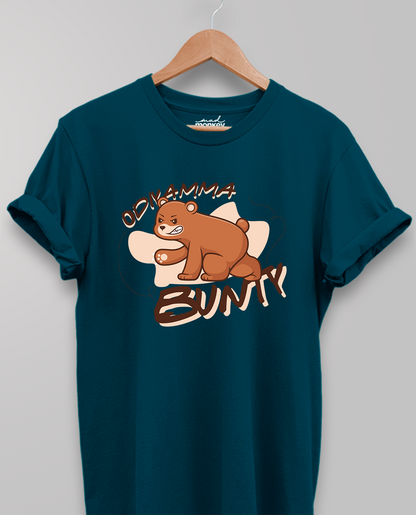 Odiyamma Bunty - Unisex Regular Petrol Blue T-Shirt
