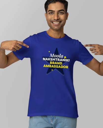 Moola Nakshatraniki Brand Ambassador – Unisex Blue T-Shirt