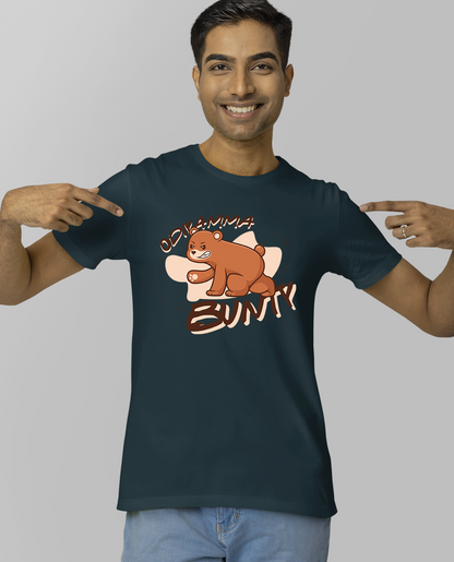 Odiyamma Bunty - Unisex Regular Petrol Blue T-Shirt