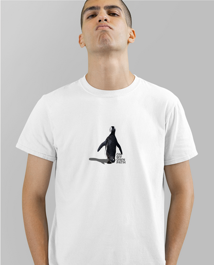 On my own path - Unisex Regular White T-Shirt