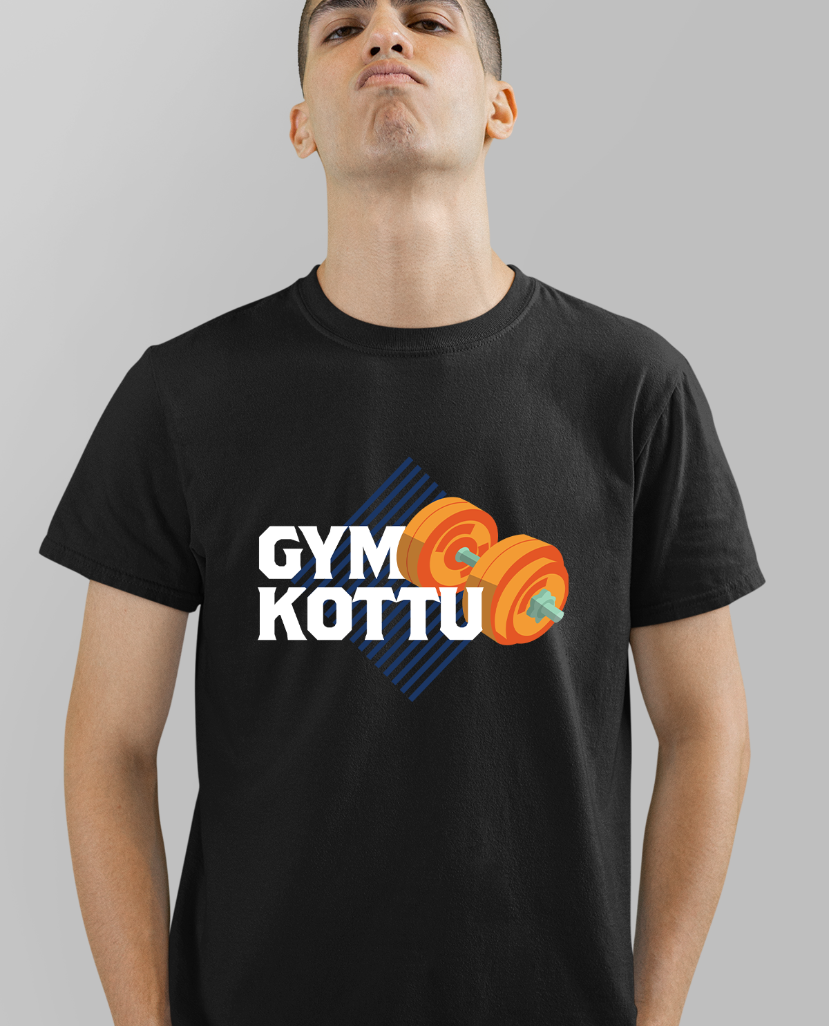 Gym Kottu - Black Unisex T-shirt