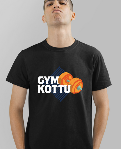 Gym Kottu - Black Unisex T-shirt