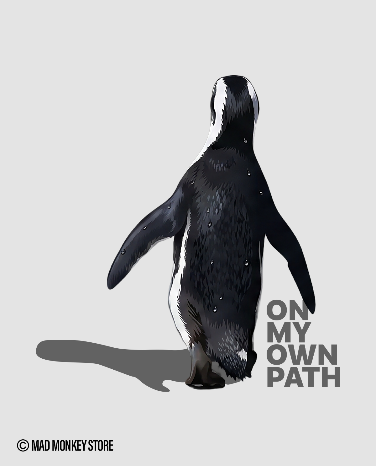 On my own path - Unisex Regular White T-Shirt