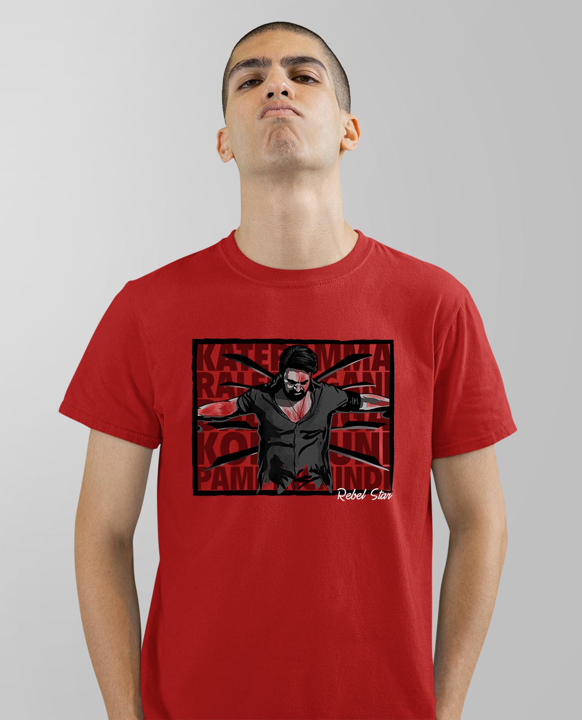 Kateramma Koduku – Rebel Star Unisex T-shirt Red