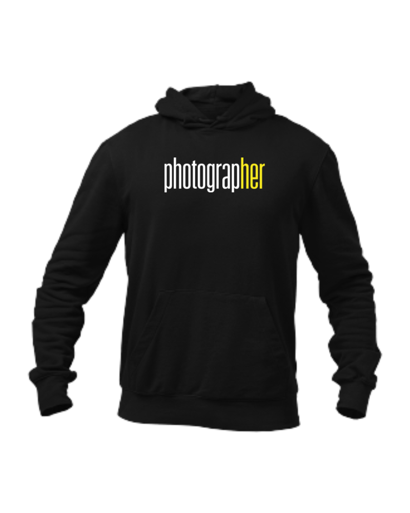 Photography Unisex Hoodie Black