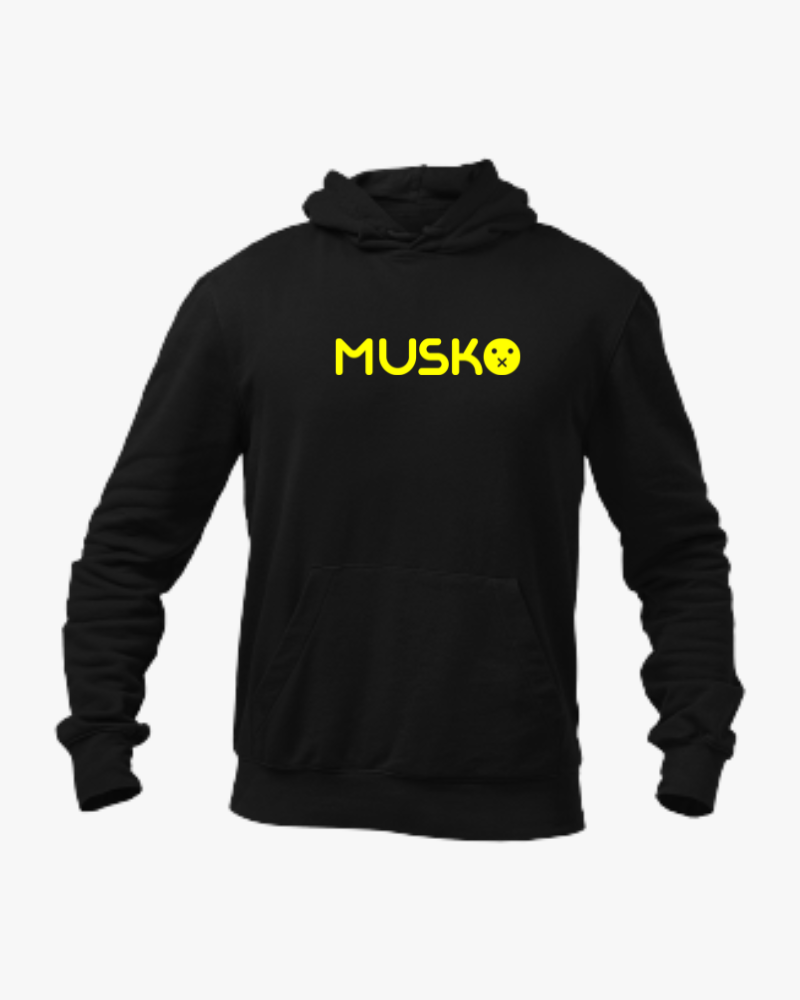 Musko Unisex Hoodie Black