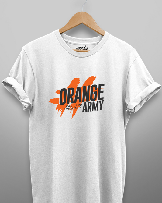 SRH - Orange Army Unisex T-shirt White