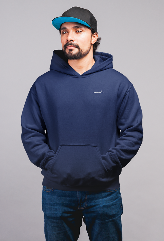 Navy Blue Unisex Hoodie - ateedude