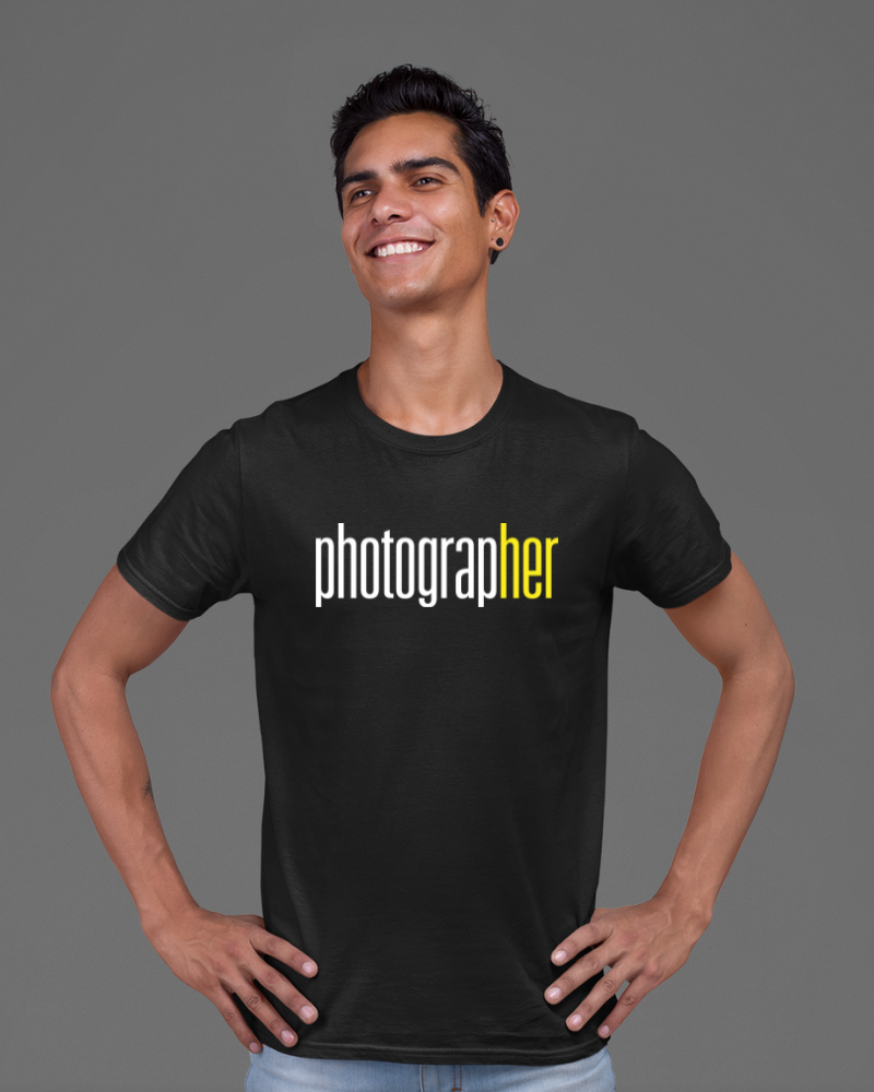 Photographer  Unisex T-shirt Black