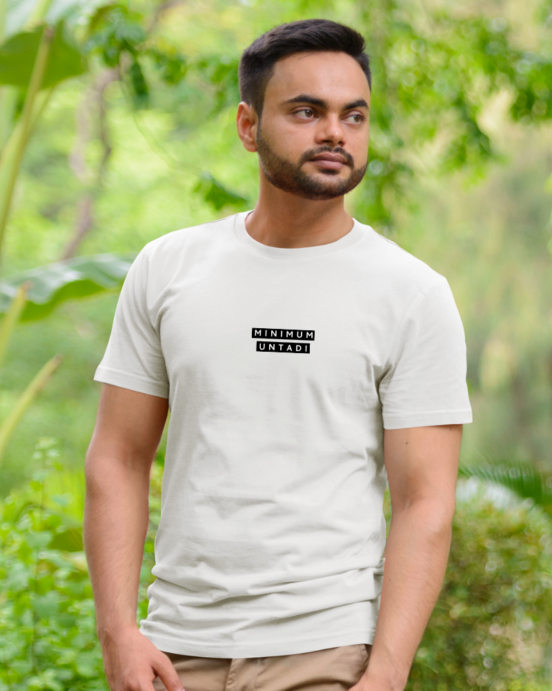 Minimum Untadi Minimal Unisex T-shirt White