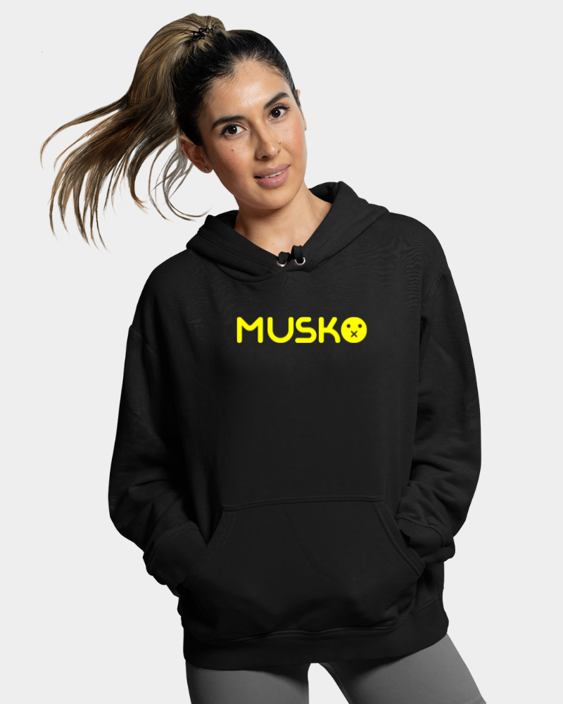 Musko Unisex Hoodie Black