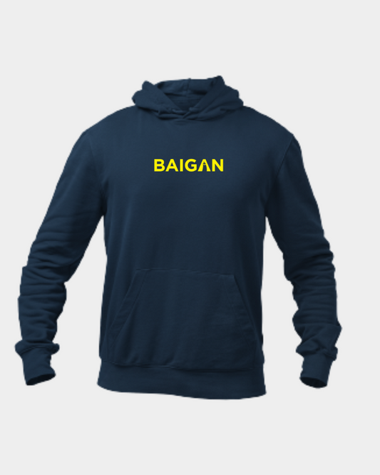 Baigan Unisex Hoodie Navy Blue