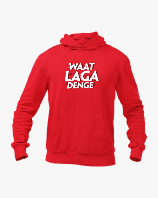 Waat Laga Denge Unisex Hoodie Red