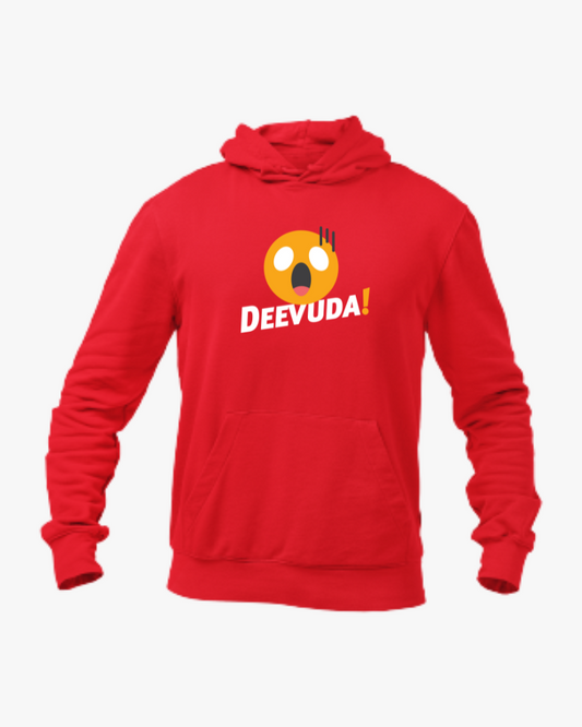 Deevuda Unisex Hoodie Red