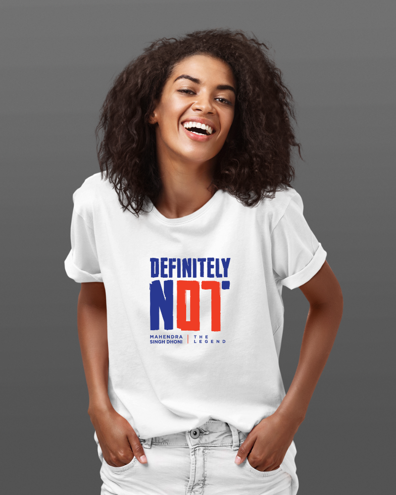 Definitely NOT MSD - White Unisex T-shirt