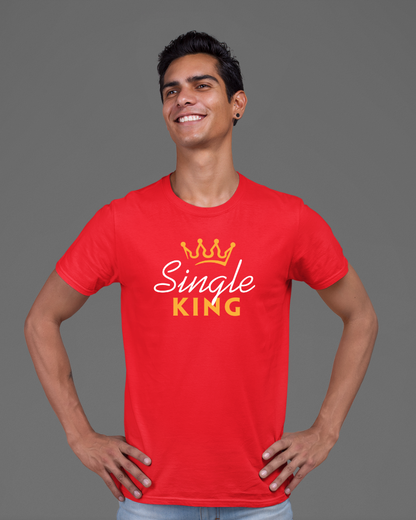 Single King Unisex T-shirt Red