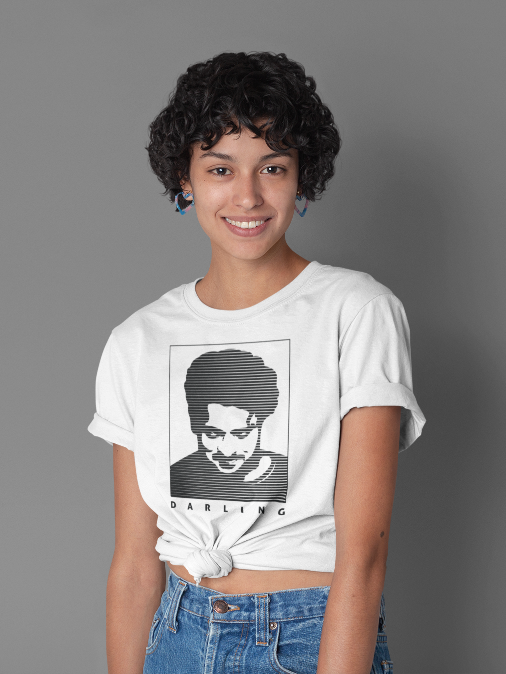 Darling- Prabhas Unisex T-shirt White