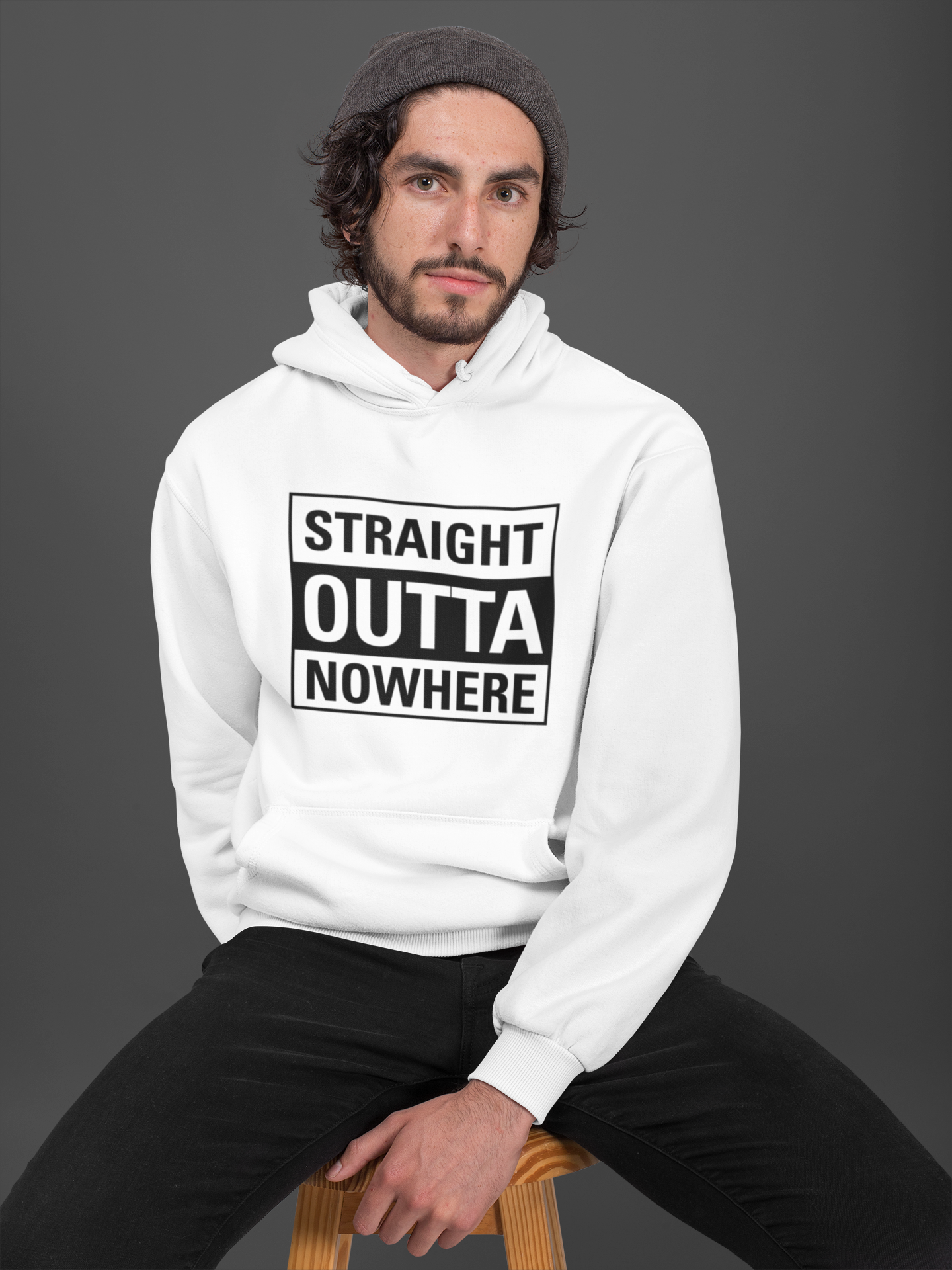 Straight Outta Nowhere Unisex Hoodie - ateedude