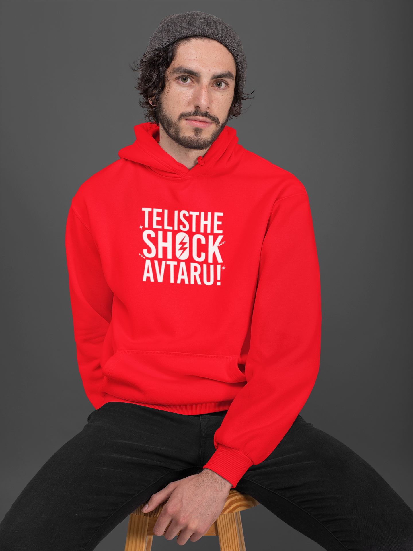 Teliste Shock Avtaru Unisex Hoodie - ateedude