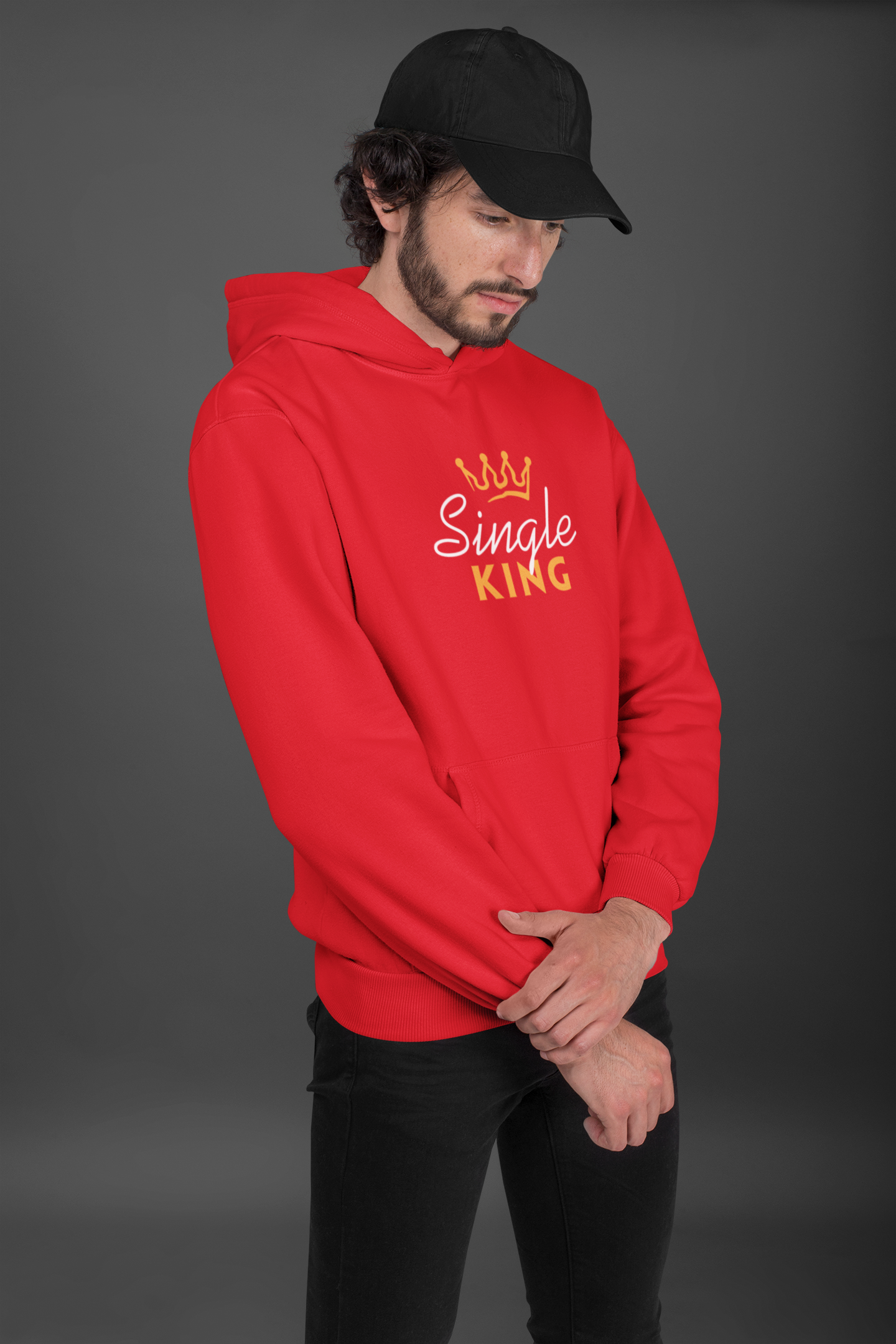 Single King Unisex Hoodie - ateedude
