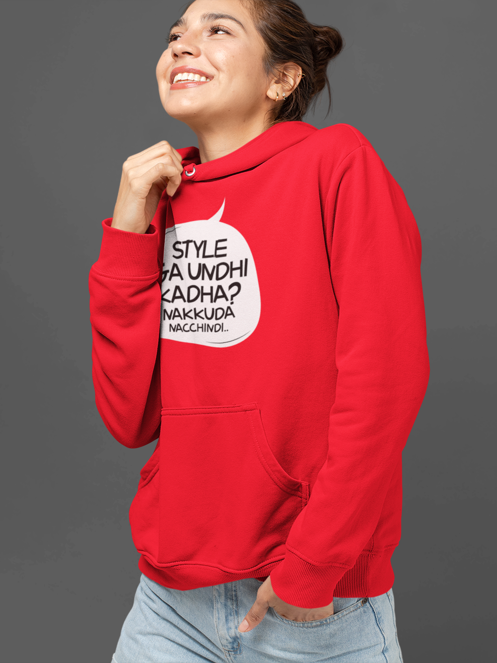 Style ga undi kada Allu Arjun Unisex Hoodie - ateedude